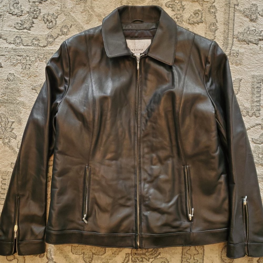 Wilson's Leather Maxima Women's Insulated Leather Coat,  Black, XL